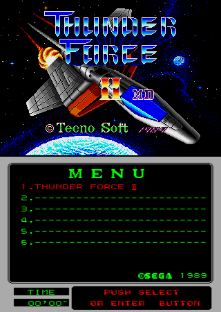 Thunder Force II MD (Mega-Tech)